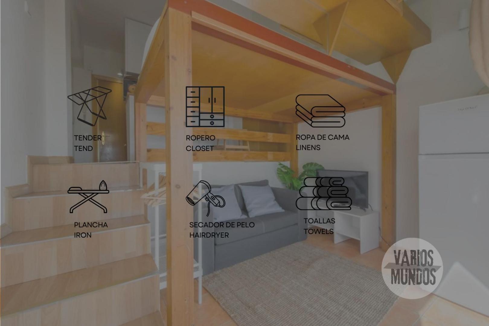 马德里Nuevo Atico Loft 1Hab 3Pax En La Plaza De Chueca公寓 外观 照片